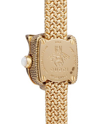 goldene Uhr von Gucci