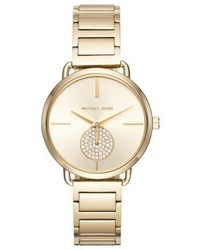 goldene Uhr von Michael Kors