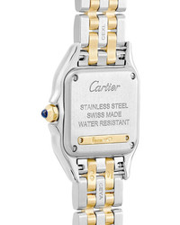 goldene Uhr von Cartier