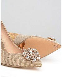 goldene verzierte Pumps von Ted Baker