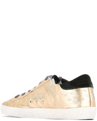 goldene Wildleder Turnschuhe von Golden Goose Deluxe Brand