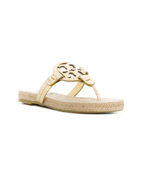 goldene Zehentrenner von Tory Burch