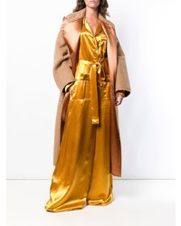 goldener Jumpsuit aus Seide von Bottega Veneta
