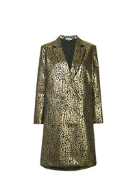 goldener Mantel mit Leopardenmuster