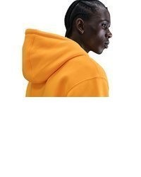 goldener Pullover mit einem Kapuze von Nike Sportswear