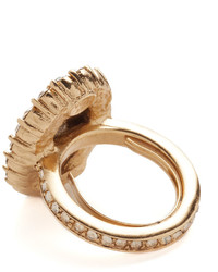goldener Ring von Oscar de la Renta