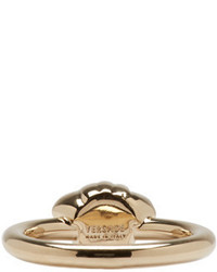 goldener Ring von Versace