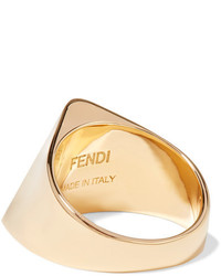 goldener Ring von Fendi