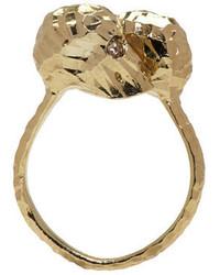 goldener Ring von Alexander McQueen