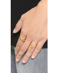 goldener Ring von Monica Vinader