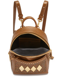 goldener Rucksack von MCM