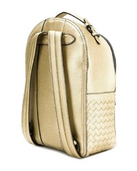 goldener Rucksack von Bottega Veneta