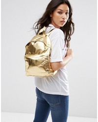 goldener Rucksack von Asos