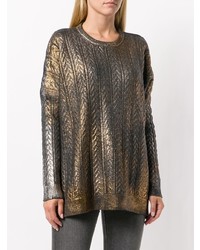 goldener Strickpullover von Avant Toi