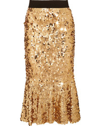 goldener Tüllrock von Dolce & Gabbana