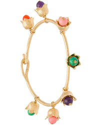 goldenes Armband mit Blumenmuster von Aurelie Bidermann