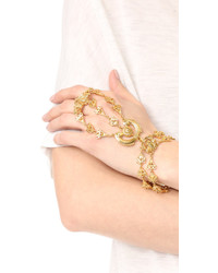 goldenes Armband von Oscar de la Renta