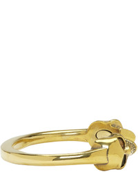 goldenes Armband von Alexander McQueen