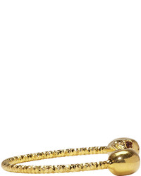 goldenes Armband von Alexander McQueen