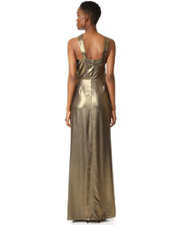 goldenes Ballkleid von Parker