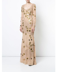 goldenes Ballkleid von Zac Zac Posen