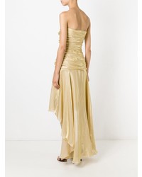 goldenes Ballkleid von Jean Louis Scherrer Vintage