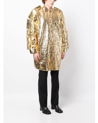 goldenes Businesshemd von Walter Van Beirendonck