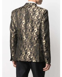 goldenes Camouflage Sakko von DSQUARED2