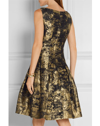 goldenes Kleid von Oscar de la Renta