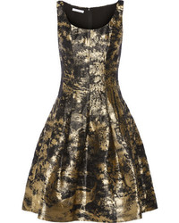 goldenes Kleid von Oscar de la Renta