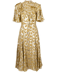 goldenes Kleid von Temperley London