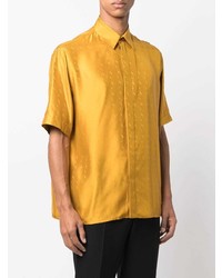goldenes Kurzarmhemd von Fendi
