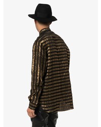 goldenes Langarmhemd von Saint Laurent