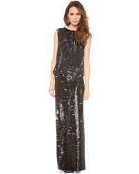 goldenes Pailletten Ballkleid von Rachel Zoe