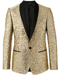 goldenes Sakko mit Paisley-Muster von Dolce & Gabbana