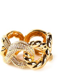 goldenes verziertes Armband von Giuseppe Zanotti