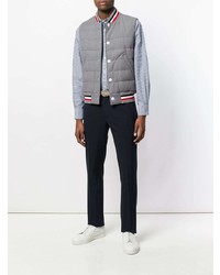 graue ärmellose Jacke von Moncler