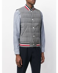 graue ärmellose Jacke von Moncler