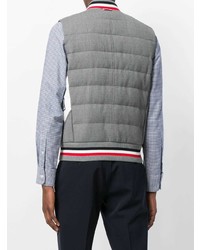 graue ärmellose Jacke von Moncler