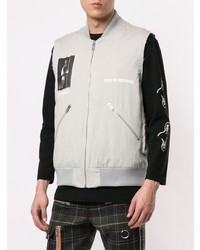 graue ärmellose Jacke von Undercover