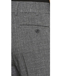 graue Anzughose mit Schottenmuster von James Jeans