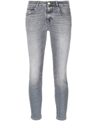 graue enge Jeans aus Baumwolle von Closed