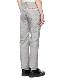 graue bedruckte Chinohose von Charles Jeffrey Loverboy