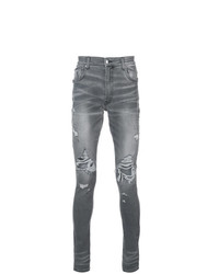 graue bedruckte Jeans von Amiri