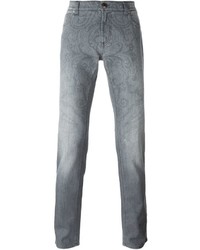 graue bedruckte Jeans von Etro