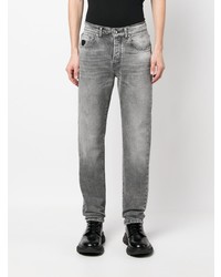 graue bedruckte Jeans von John Richmond