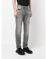 graue bedruckte Jeans von John Richmond