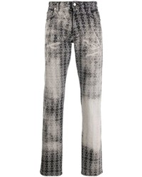 graue bedruckte Jeans von Roberto Cavalli