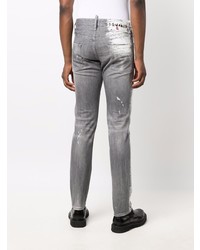 graue bedruckte Jeans von DSQUARED2