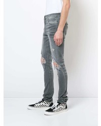 graue bedruckte Jeans von Amiri